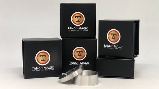Okito Coin Box Aluminum Quarter by Tango - Merchant of Magic