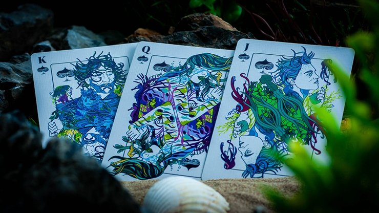 ONDA Aquamarine Playing Cards by JOCU - Merchant of Magic
