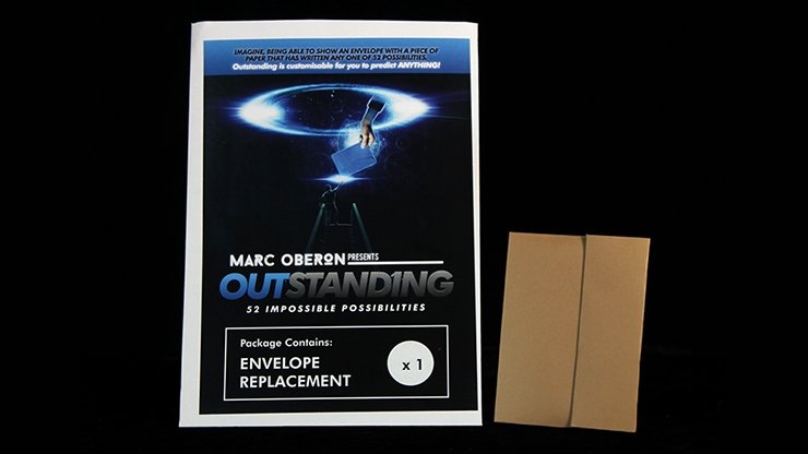 OUTSTANDING Refill Envelope by Marc Oberon - Merchant of Magic
