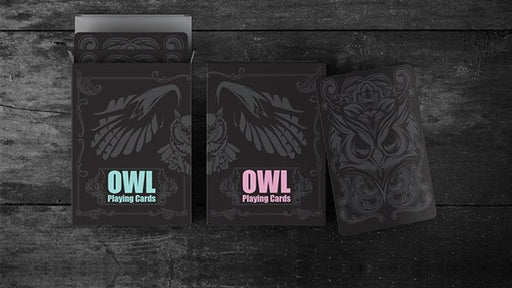 Owl (Black) Playing Cards - Merchant of Magic