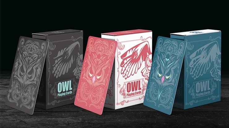 Owl (Blue) Playing Cards - Merchant of Magic