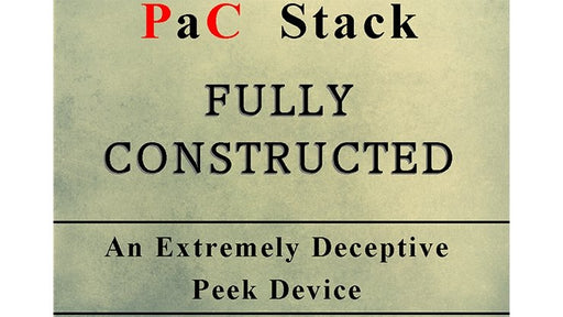 PaC Stack: Fully Constructed (Gimmicks and Online Instructions) by Paul Carnazzo - Merchant of Magic