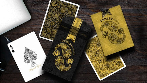 Paisley Magical Black Playing Cards by Dutch Card House Company - Merchant of Magic