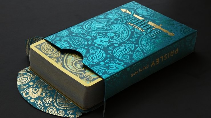 Paisley Royals Teal Playing Cards by Dutch Card House Company - Merchant of Magic