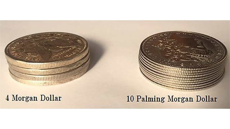 Palming Morgan Dollar Replica (10 Coins) by Shawn Magic - Merchant of Magic