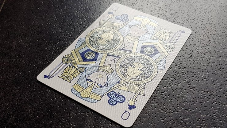 Pantheon Azure Playing Cards by Giovanni Meroni - Merchant of Magic