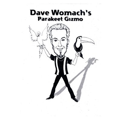 Parakeet Gizmo (white) by Dave Womach - Merchant of Magic