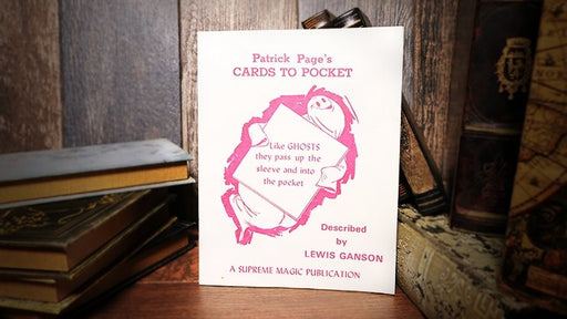 Patrick Page's Cards to Pocket by Lewis Ganson - Book - Merchant of Magic