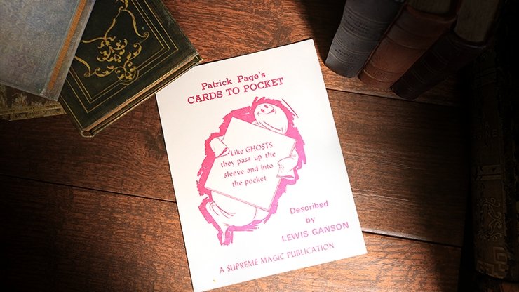 Patrick Page's Cards to Pocket by Lewis Ganson - Book - Merchant of Magic