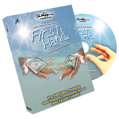 Paul Harris Presents First Hand (AKA Freedom Change) DVD and Gimmick by Justin Miller - Merchant of Magic