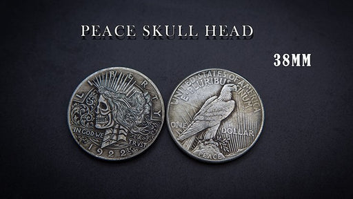 Peace Skull Head Coin - Merchant of Magic