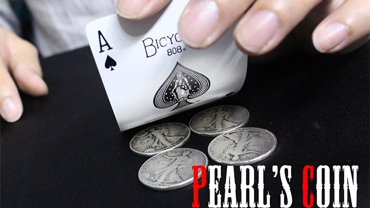 Pearls Coin by Mr. Pearl - DVD - Merchant of Magic
