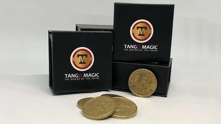Perfect Shell Coin Set Euro 50 Cent (Shell and 4 Coins E0091) by Tango Magic - Trick - Merchant of Magic