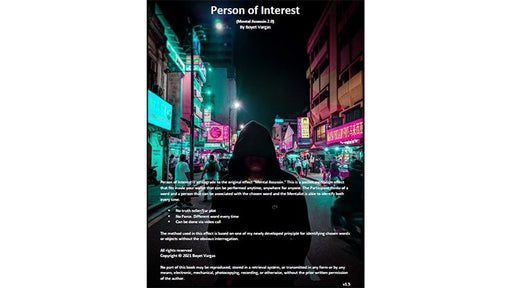 Person of Interest by Boyet Vargas ebook - INSTANT DOWNLOAD - Merchant of Magic