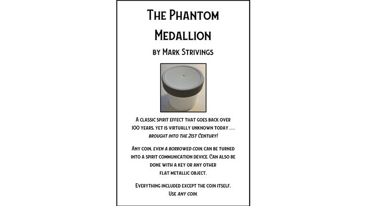 PHANTOM MEDALION by Mark Strivings - Trick - Merchant of Magic