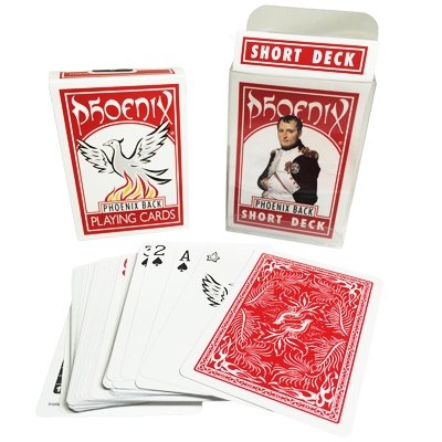 Phoenix Short Deck Red (Casino Quality) by Card-Shark - Trick - Merchant of Magic