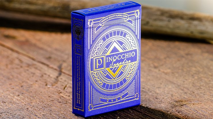 Pinocchio Sapphire Playing Cards (Blue) by PassioneTeam - Merchant of Magic