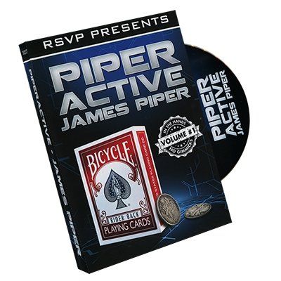 Piperactive Vol 1 by James Piper and RSVP Magic - DVD - Merchant of Magic