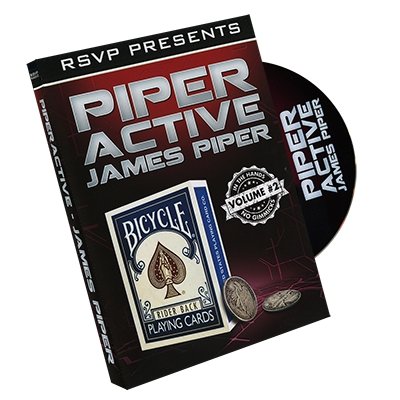 Piperactive Vol 2 by James Piper and RSVP Magic - DVD - Merchant of Magic