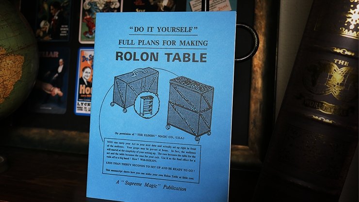 Plans for the Rolon Table - Book - Merchant of Magic