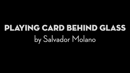 Playing Card Behind Glass by Salvador Molano - INSTANT DOWNLOAD - Merchant of Magic