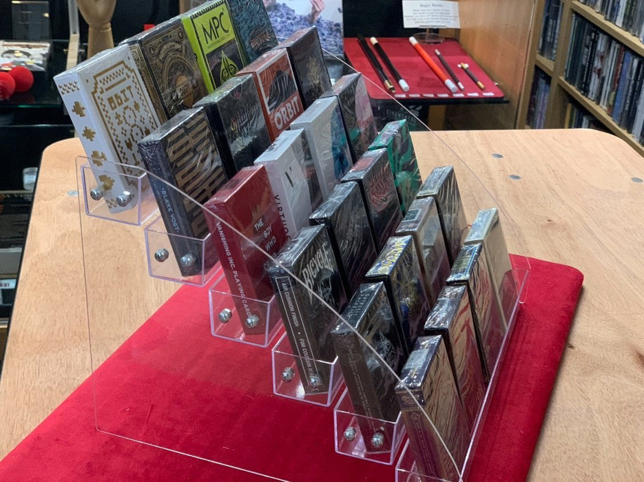 Playing Card Display Stand 12-24 Decks Merchant of Magic Playing Card Display Stand 12-24 Decks Merchant of Magic
