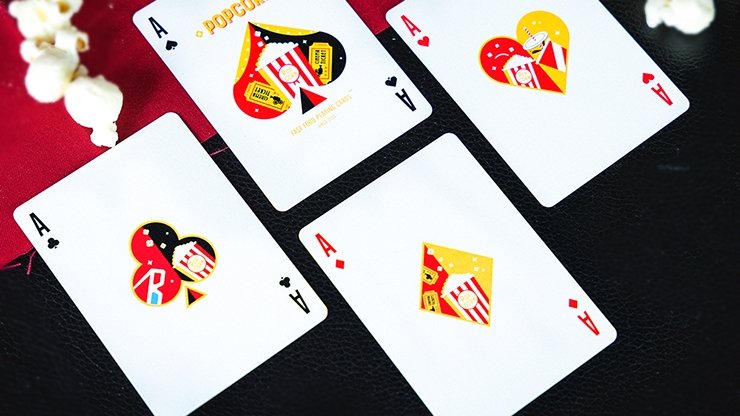 Popcorn Playing Cards by Fast Food Playing Cards - Merchant of Magic