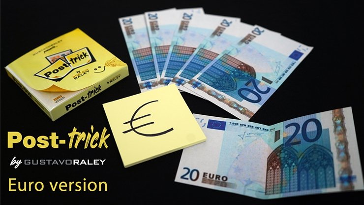 POST TRICK EURO (Gimmicks and Online Instructions) by Gustavo Raley - Trick - Merchant of Magic