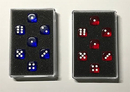 Prediction Gimmicked Dice Red (7 Dice) by Kreis - Merchant of Magic