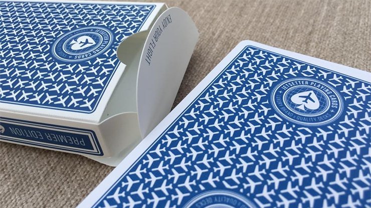 Premier Edition, Jetsetter Playing Cards in Altitude Blue by Jetsetter Playing Cards - Merchant of Magic