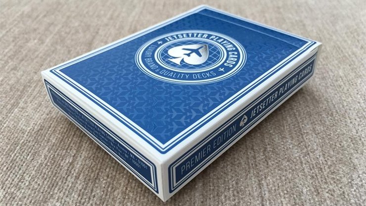 Premier Edition, Jetsetter Playing Cards in Altitude Blue by Jetsetter Playing Cards - Merchant of Magic