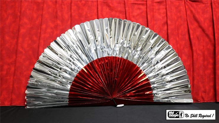 Production Fan Rolex 1" x 18" (Red and White) by Mr. Magic - Merchant of Magic