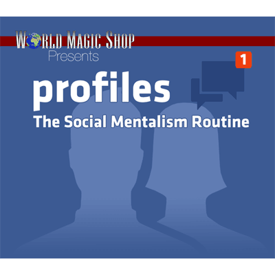 Profiles: The Social Mentalism Routine (DVD and Gimmick) by World Magic Shop - DVD - Merchant of Magic