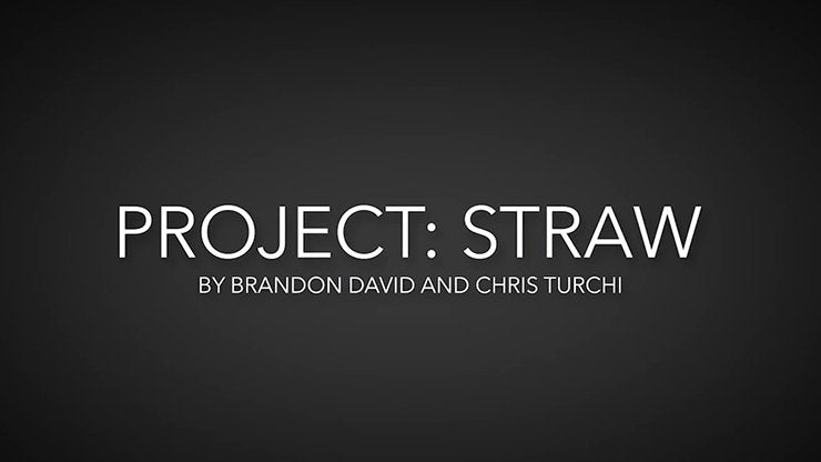 Project Straw by Brandon David - VIDEO DOWNLOAD - Merchant of Magic