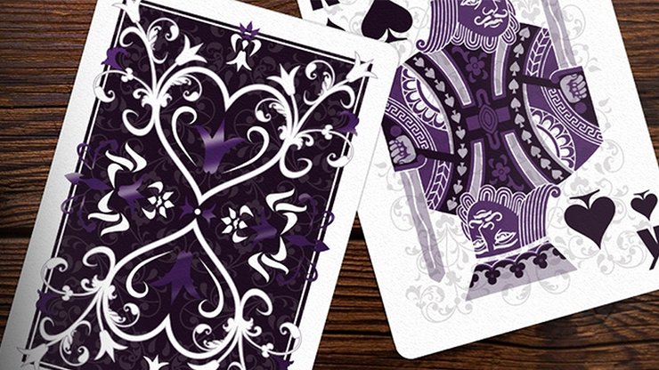 Purple Tulip Playing Cards Dutch Card House Company - Merchant of Magic