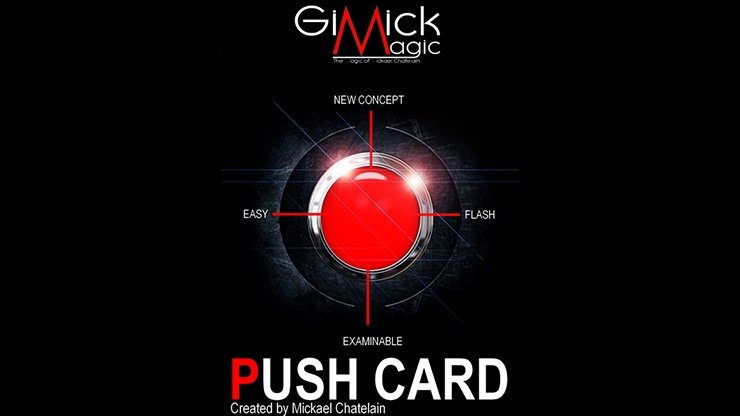 PUSH CARD (French) by Mickael Chatelain - Merchant of Magic