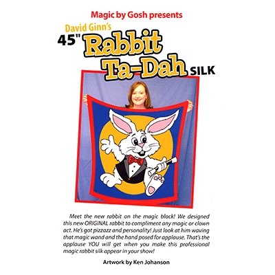 Rabbit Ta-Dah Silk (45") by Goshman - Merchant of Magic