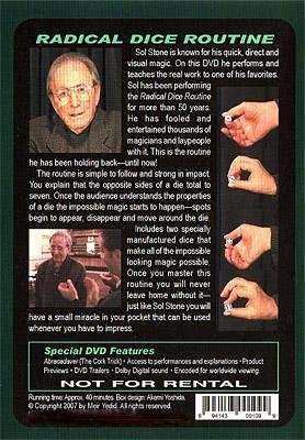Radical Dice Routine (With Dice) by Sol Stone - DVD - Merchant of Magic