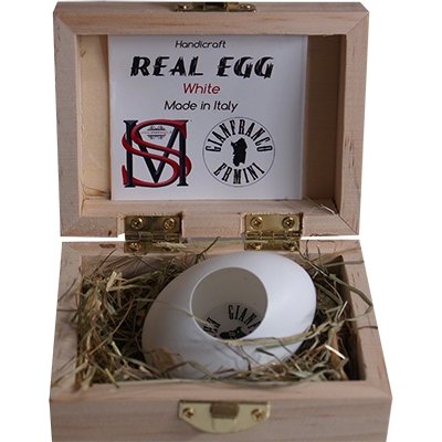 Real Egg (White) by Gianfranco Ermini & Stratomagic - Merchant of Magic