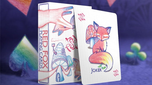 Red Fox Playing Cards (Purple) - Merchant of Magic