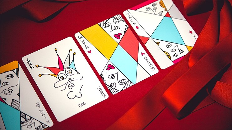 Red Stripe Playing Cards - Merchant of Magic