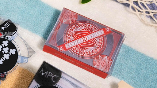 Red Transparent Playing Cards by MPC - Merchant of Magic