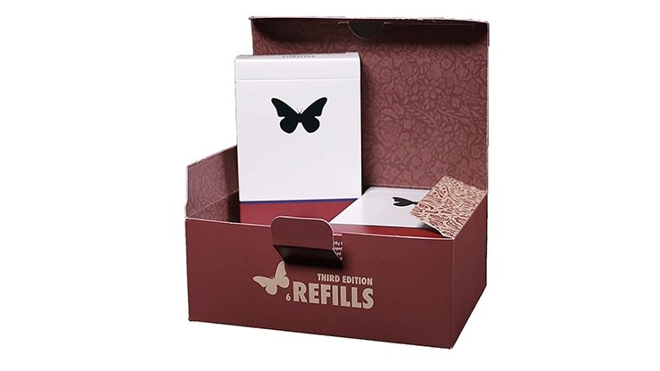 Refill Butterfly Cards Red 3rd Edition (6 pack) by Ondrej Psenicka - Merchant of Magic