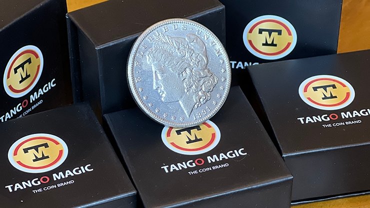 Replica Morgan Magnetic Coin (Gimmicks and Online Instructions) by Tango Magic - Trick - Merchant of Magic