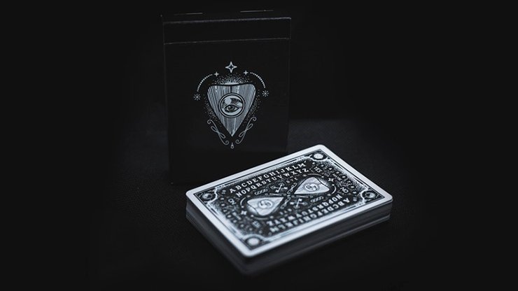 Resurrected V2 (Black) Playing Cards By Abraxas - Merchant of Magic