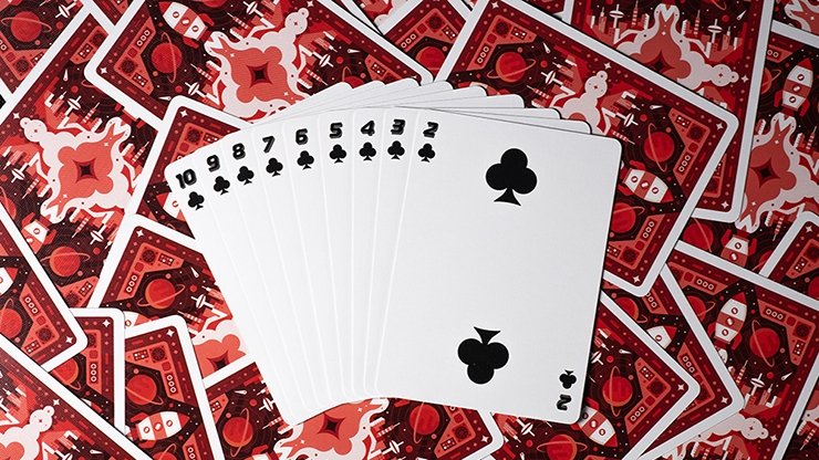Retro Rocket Playing Cards - Merchant of Magic