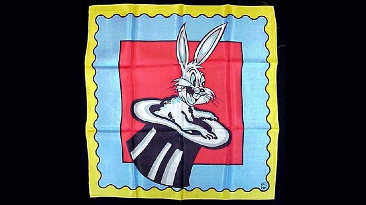 Rice Picture Silk 18 inch (Rabbit in Hat) - Merchant of Magic