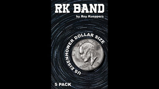 RK Bands Dollar Size For Flipper coins (5 per package) - Trick - Merchant of Magic