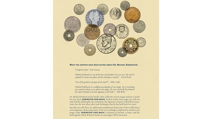 Rubinstein Coin Magic (Hardbound) - Book - Merchant of Magic