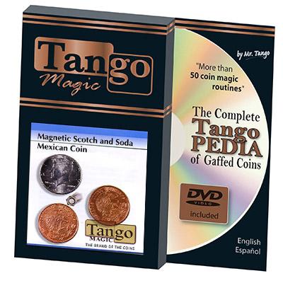 Scotch and Soda Magnetic Mexican Coin (D0052) by Tango - Merchant of Magic